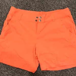 Colombia orange shorts size 10